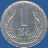 1 злотый Польши 1975 года