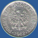 5 грошей Польши 1962 года